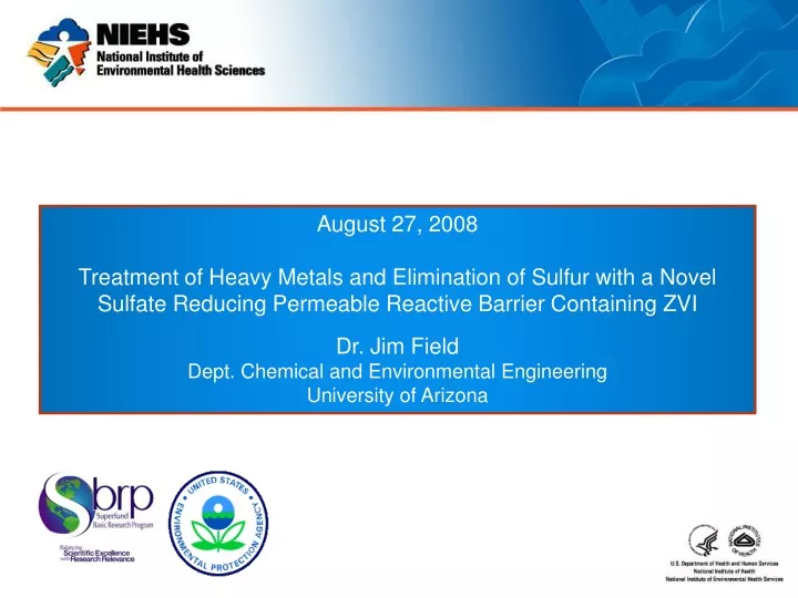 august 27 2008 treatment of heavy metals