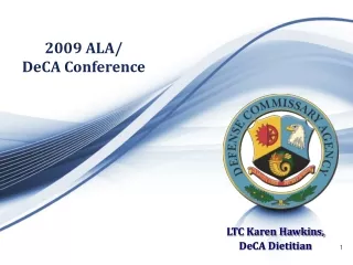 2009 ALA/ DeCA Conference