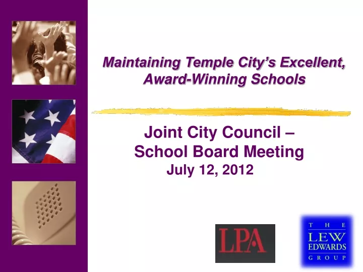 maintaining temple city s excellent award winning