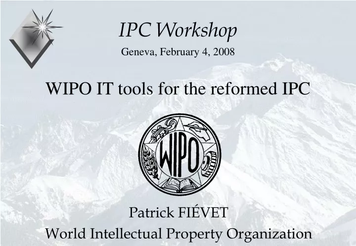 ipc workshop geneva february 4 2008