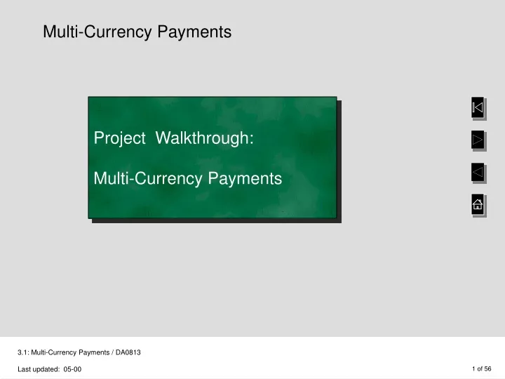 multi currency payments