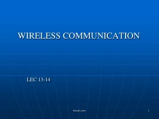 WIRELESS COMMUNICATION