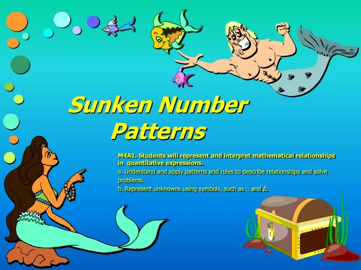 sunken number patterns