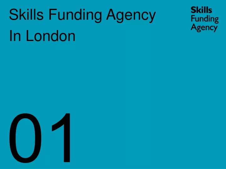 skills funding agency in london