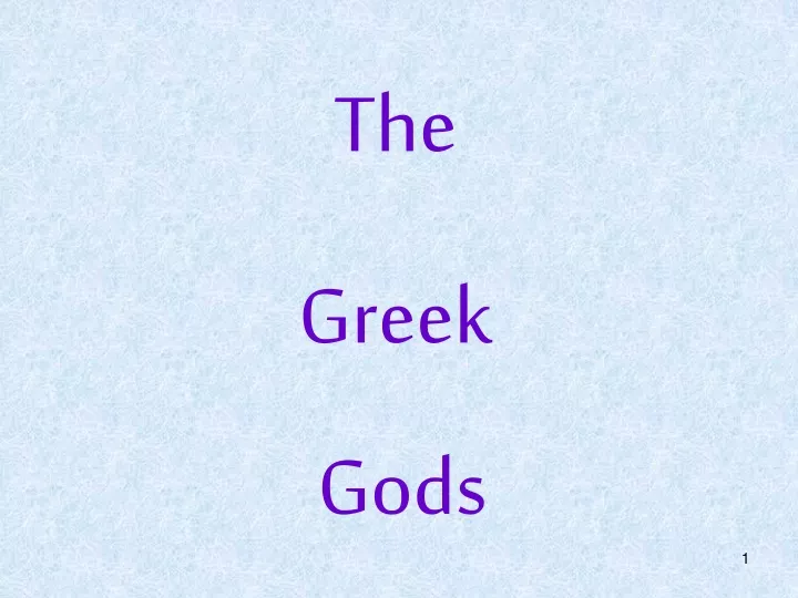 the greek