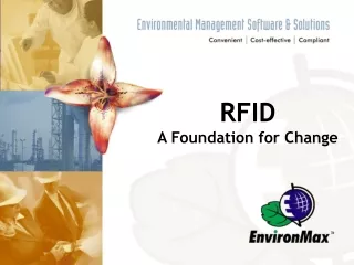 RFID  A Foundation for Change