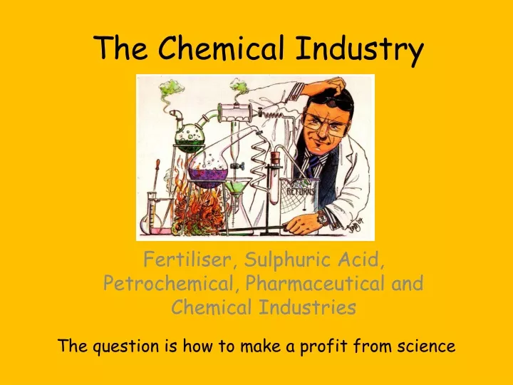 the chemical industry