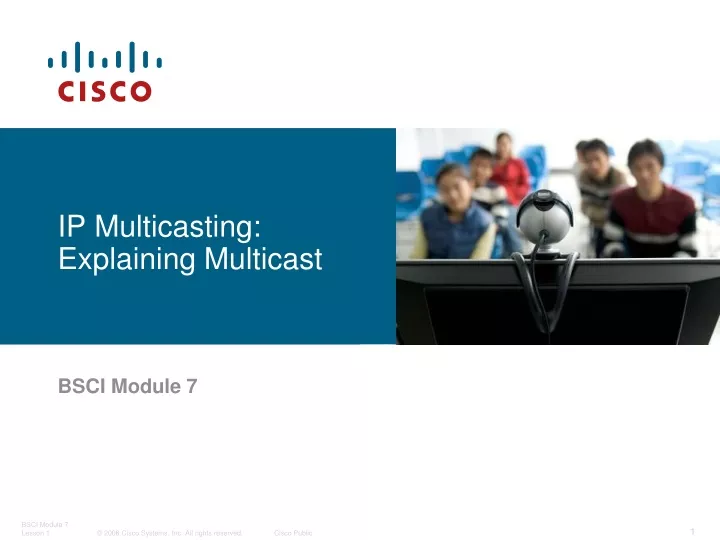 ip multicasting explaining multicast