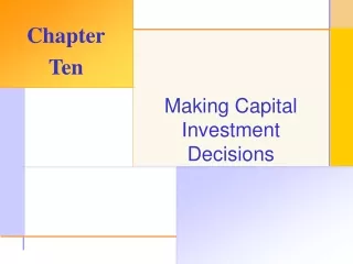 Making Capital Investment Decisions