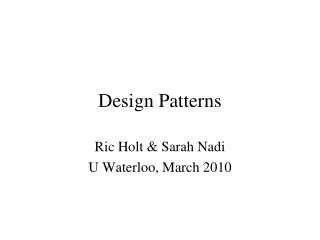 Design Patterns