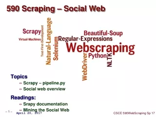 590 Scraping – Social Web