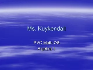 Ms. Kuykendall