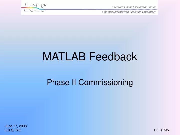 matlab feedback