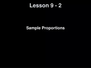 Lesson 9 - 2