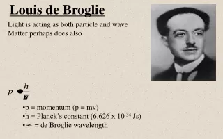 Louis de Broglie