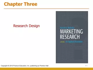 Chapter Three 	Research Design