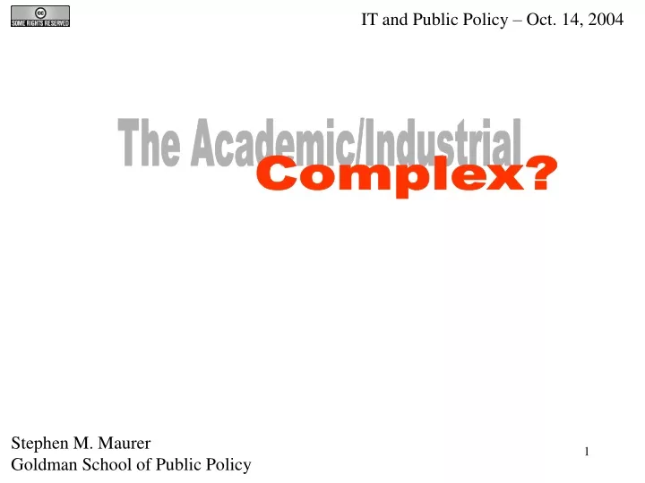 it and public policy oct 14 2004