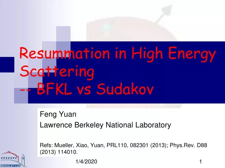 resummation in high energy scattering bfkl vs sudakov