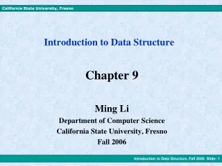 Introduction to Data Structure