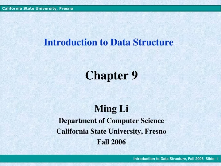 introduction to data structure