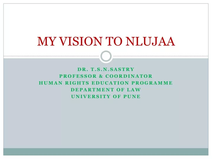 my vision to nlujaa