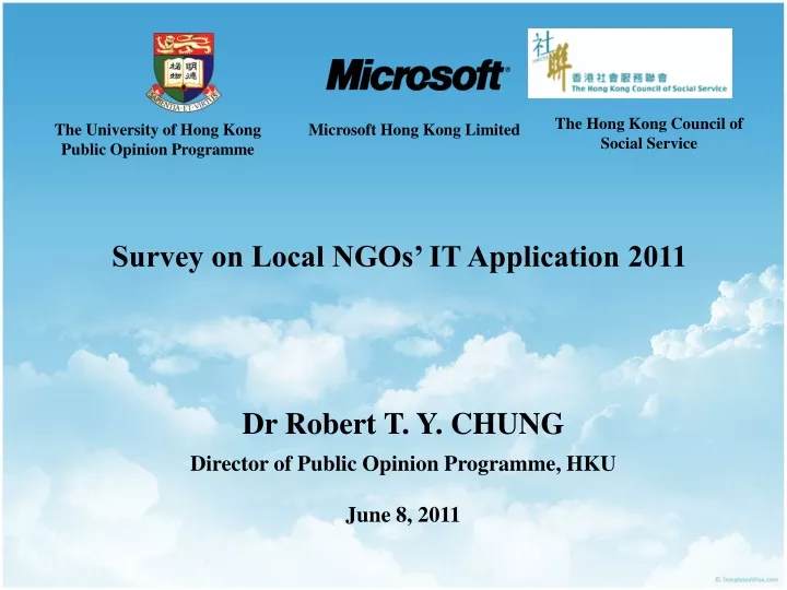 survey on local ngos it application 2011