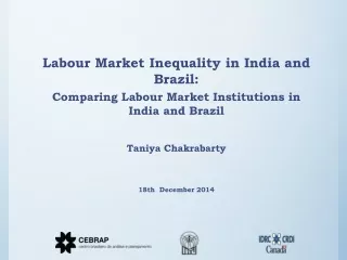 Labour Market Inequality in India and Brazil: