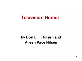 Television Humor