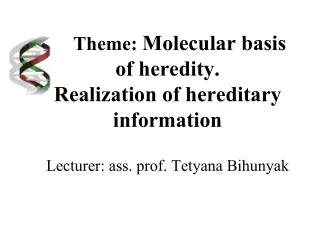 Molecular biology  is the study of biology at a molecular level.