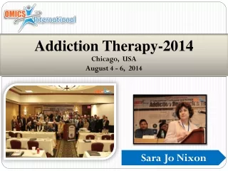 Addiction Therapy-2014 Chicago,  USA August 4 - 6,  2014