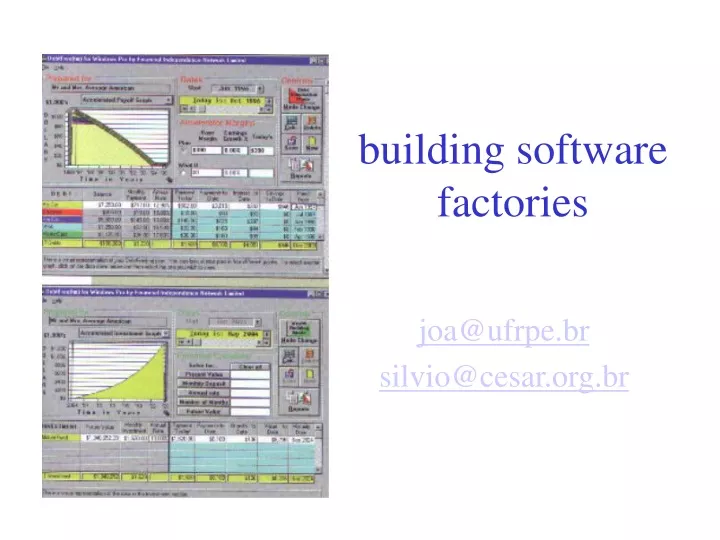 building software factories
