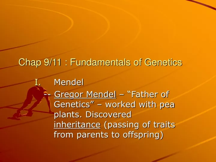 chap 9 11 fundamentals of genetics