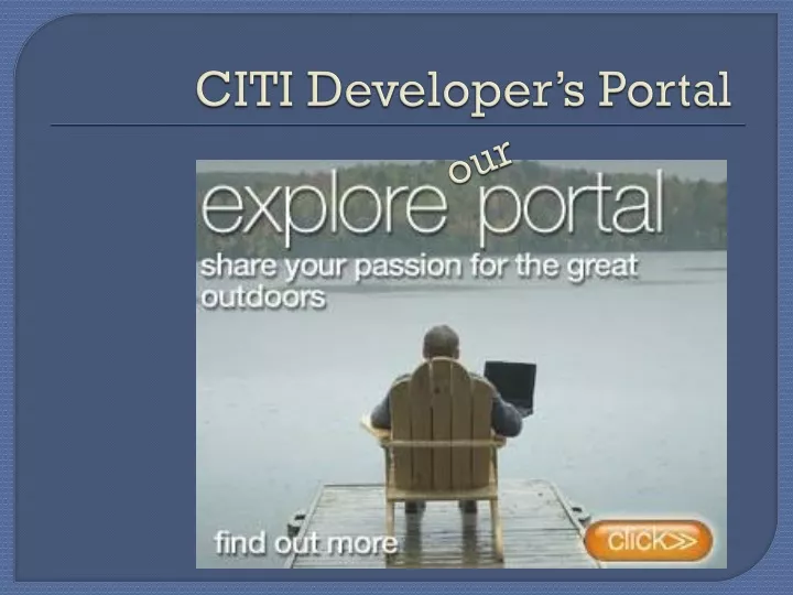citi developer s portal