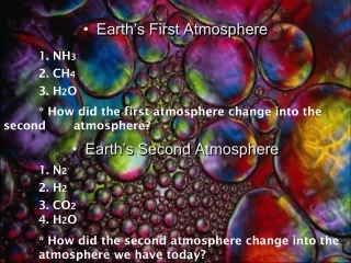 Earth’s First Atmosphere