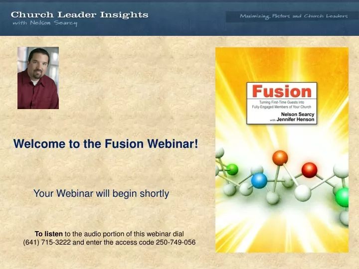 welcome to the fusion webinar