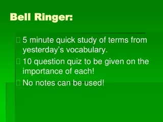Bell Ringer: