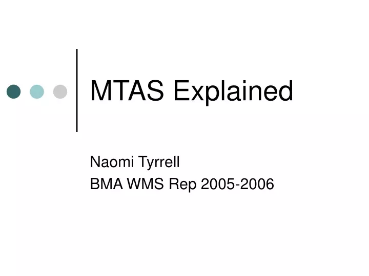 mtas explained