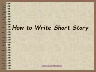 How to Write Short Story