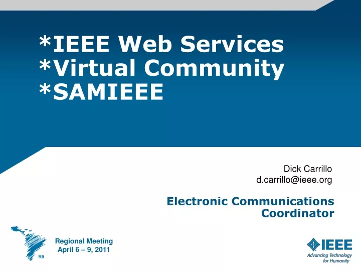 ieee web services virtual community samieee