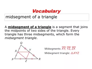 midsegment of a triangle