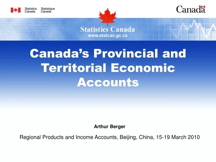 canada s provincial and territorial economic