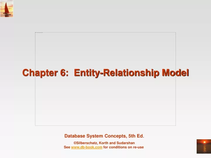 chapter 6 entity relationship model