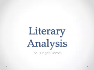 Literary Analysis