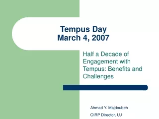 Tempus Day March 4, 2007