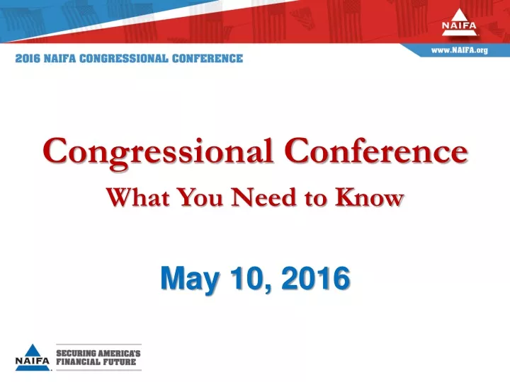 congressional conference what you need to know