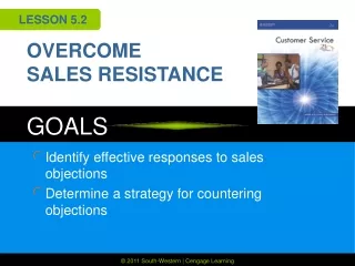 overcome sales resistance