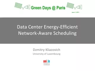 Data Center Energy-Efficient Network-Aware Scheduling