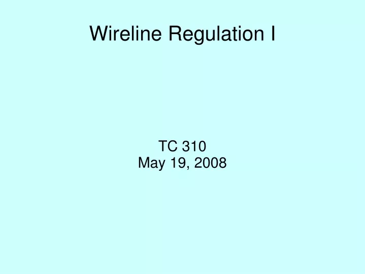 tc 310 may 19 2008