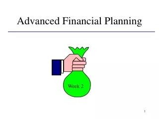 Advanced Financial Planning
