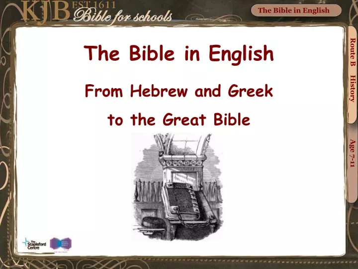 the bible in english